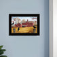 Autumn Gold 2 Black Framed Print Wall Art