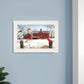 Winter Friends 1 White Framed Print Wall Art