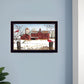 Winter Friends 2 Black Framed Print Wall Art