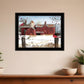Winter Friends 8 Black Framed Print Wall Art