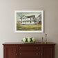April Showers 3 White Framed Print Wall Art