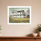 April Showers 3 White Framed Print Wall Art