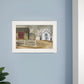 The Old Stone Barn 1 White Framed Print Wall Art