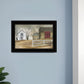 The Old Stone Barn 2 Black Framed Print Wall Art