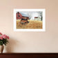 Granddads Old Truck 6 White Framed Print Wall Art