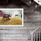 Granddads Old Truck 10 White Framed Print Wall Art