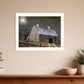Midnight Moon 5 White Framed Print Wall Art