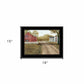 Summer in the Country 2 Black Framed Print Wall Art