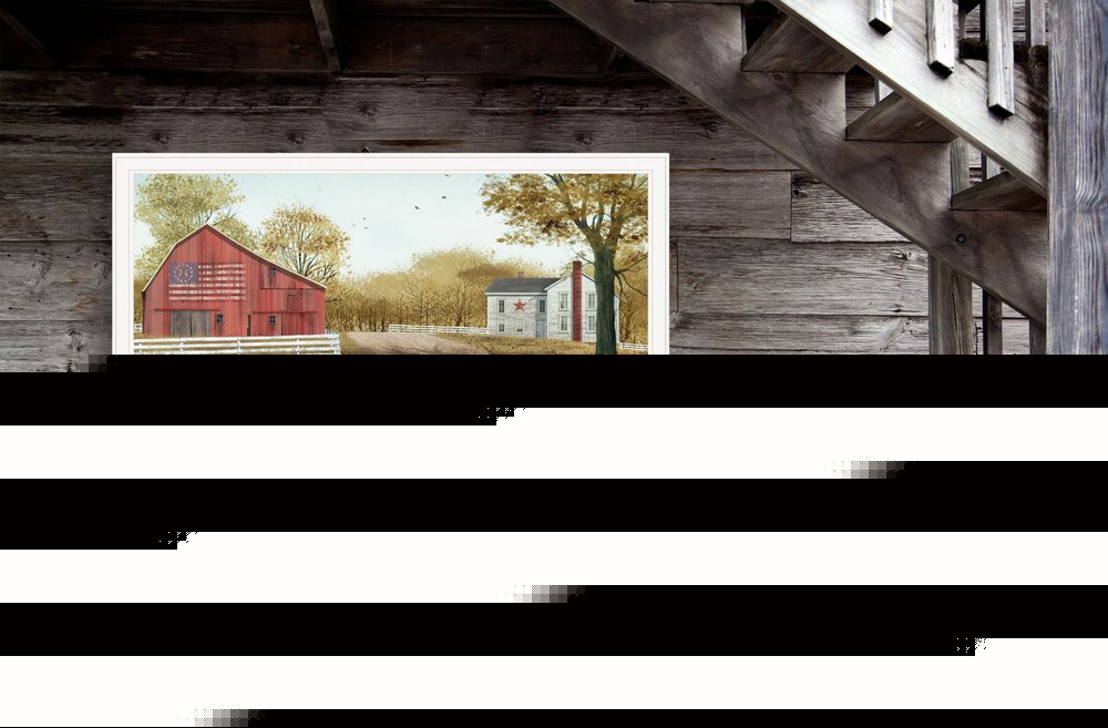 Summer in the Country 5 White Framed Print Wall Art