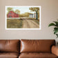 Summer in the Country 5 White Framed Print Wall Art