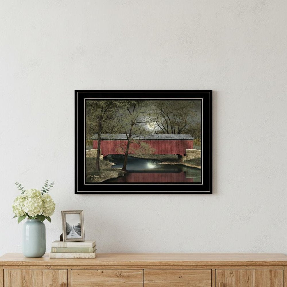 Warm Summers Eve 2 Black Framed Print Wall Art