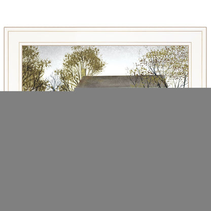 Summer Afternoon 2 White Framed Print Wall Art