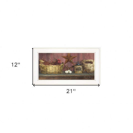 Rise and Shine 1 White Framed Print Wall Art