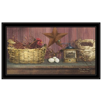 Rise and Shine 12 Black Framed Print Wall Art