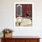 Good Morning 3 White Framed Print Wall Art