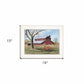 Summers End 1 White Framed Print Wall Art