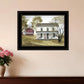 Summer Afternoon 1 Black Framed Print Wall Art