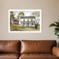 Summer Afternoon 3 White Framed Print Wall Art