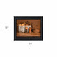 Gathering the Harvest 4 Black Framed Print Kitchen Wall Art