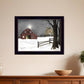 Light in the Stable 2 Black Framed Print Wall Art