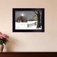 Light in the Stable 4 Black Framed Print Wall Art
