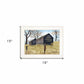 Treat Yourself Mail Pouch Barn 1 White Framed Print Wall Art
