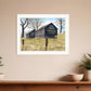 Treat Yourself Mail Pouch Barn 3 White Framed Print Wall Art