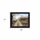 Warm Spring Day Black Framed Print Wall Art