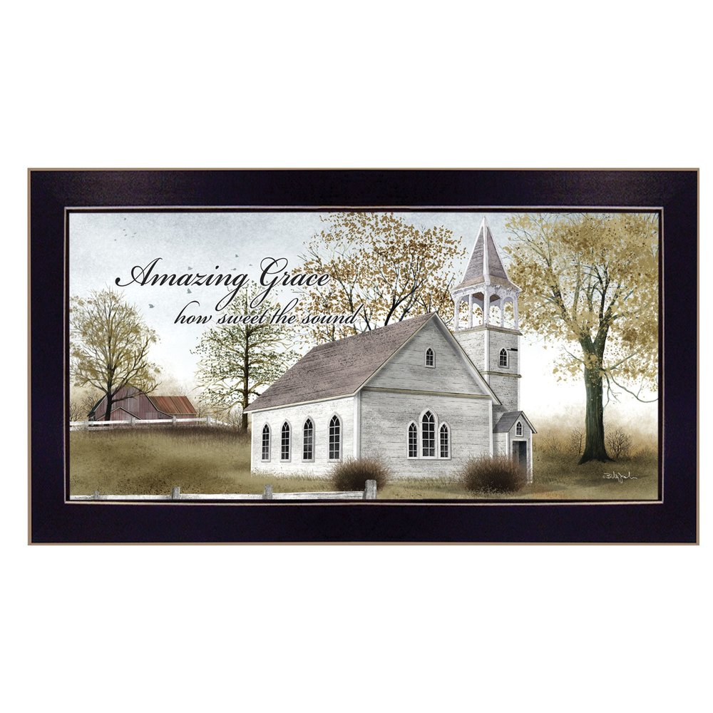 Amazing Grace 3 Black Framed Print Wall Art