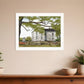 Sweet Summertime House 3 White Framed Print Wall Art