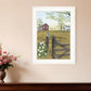 Mornings Glory 1 White Framed Print Wall Art