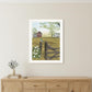 Mornings Glory 3 White Framed Print Wall Art