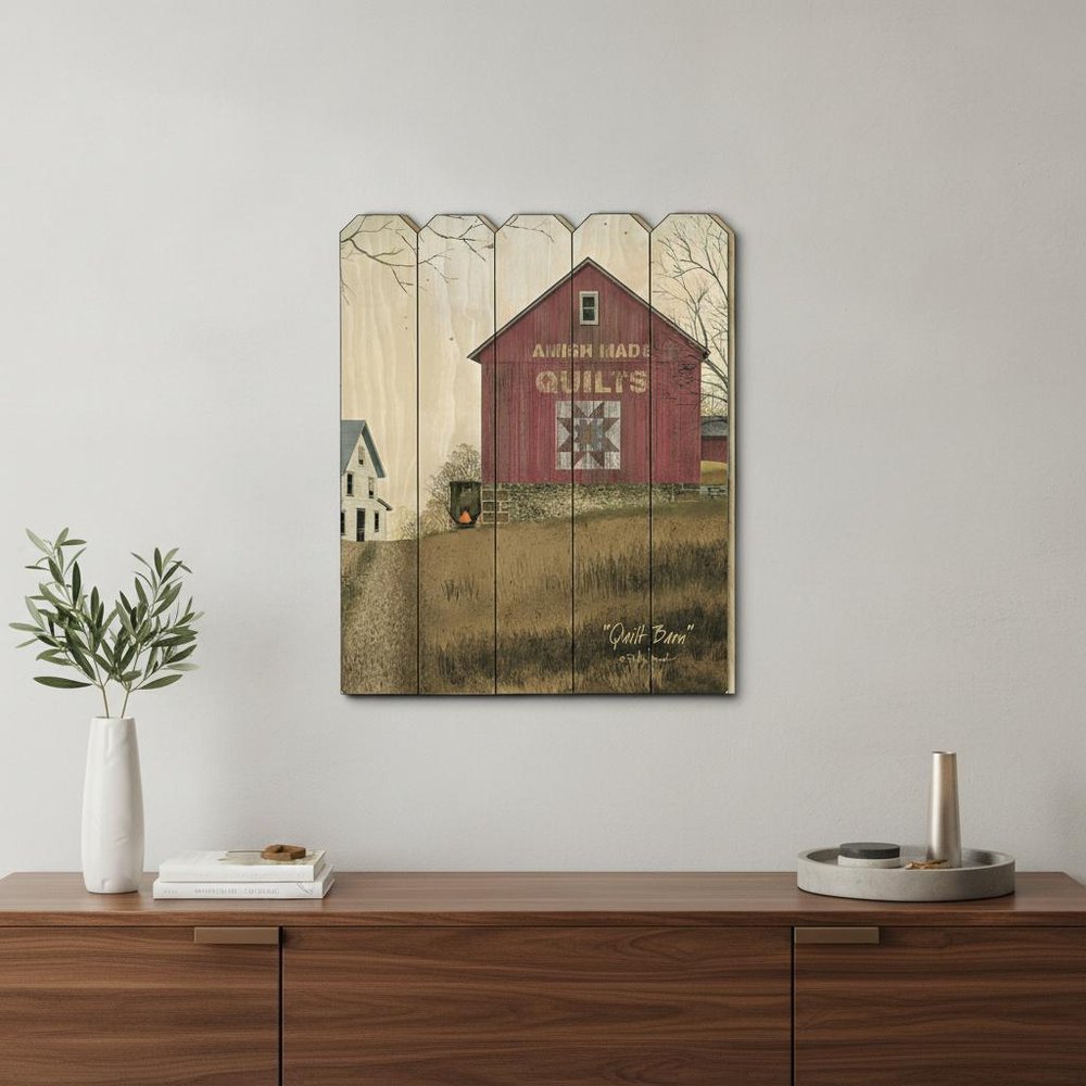 Quilt Barn 1 Unframed Wood Wall Art