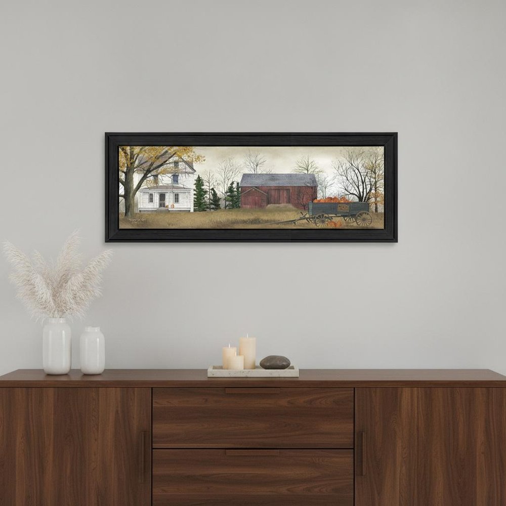 Pumpkins For Sale 4 Black Framed Print Wall Art