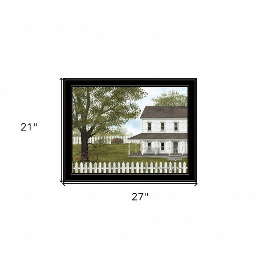 Green Green Grass of Home 2 Black Framed Print Wall Art