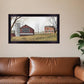 Mail Pouch Barn 6 Black Framed Print Wall Art