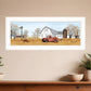 Autumn on Farm 1 White Framed Print Wall Art