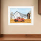 Pumpkin Harvest 1 White Framed Print Kitchen Wall Art