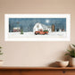 Winter on The Farm 1 White Framed Print Wall Art