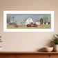 Spring On The Farm 1 White Framed Print Wall Art