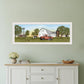 Summer on the Farm 3 White Framed Print Wall Art