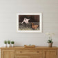 Bacon and Eggs 1 White Framed Print Wall Art
