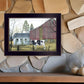 Holstein Black Framed Print Wall Art