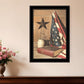 God and Country 6 Black Framed Print Wall Art