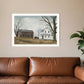 Sunday Service 3 White Framed Print Wall Art