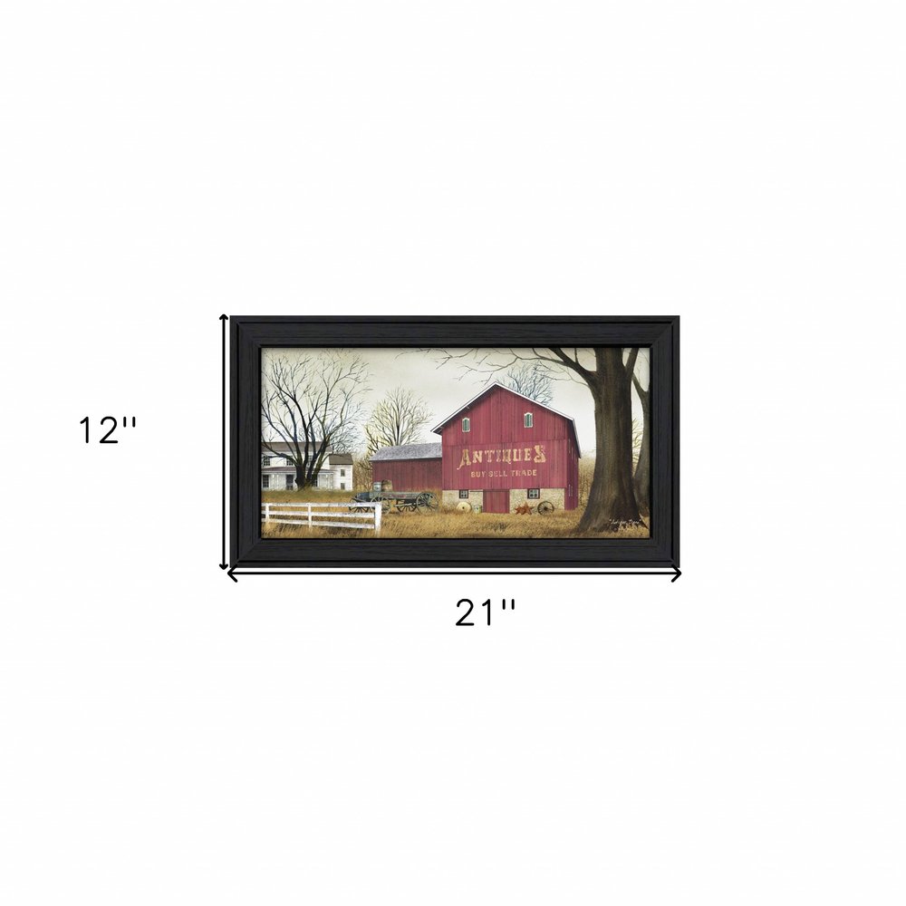Antique Barn 4 Black Framed Print Wall Art