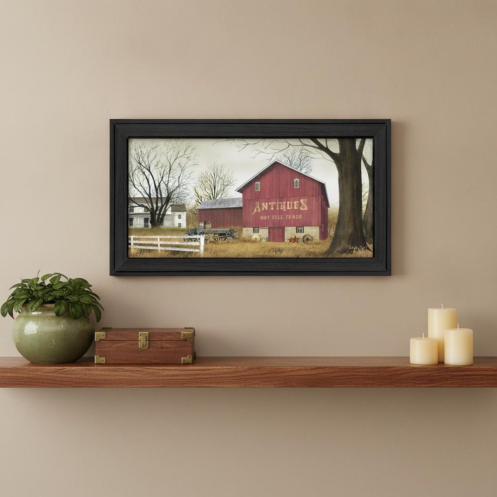 Antique Barn 4 Black Framed Print Wall Art
