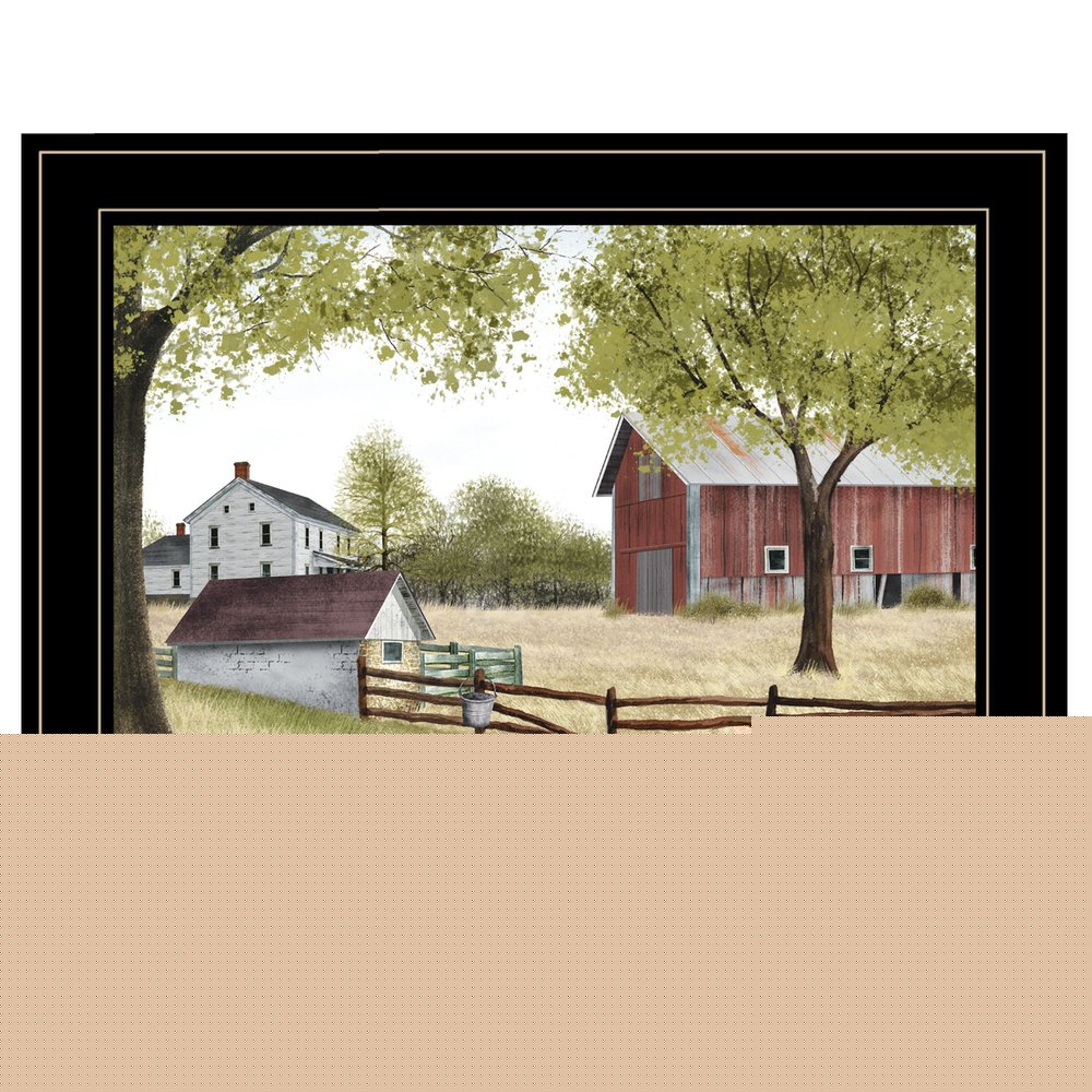 The Old Spring House 2 Black Framed Print Wall Art