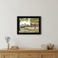 The Old Spring House 2 Black Framed Print Wall Art