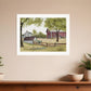 The Old Spring House 3 White Framed Print Wall Art